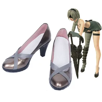 

Halloween Cosplay Game NieR:Automata YoRHa No.2 Type B Cosplay Costume Shoes DLC Fighting Shoes Boots New