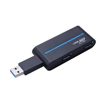 

Hot Portable High Speed 4 Ports USB 3.0/2.0 External Hub Adapter for PC Laptop