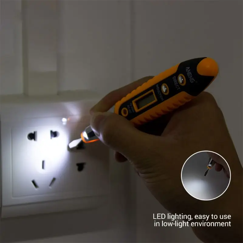 Contact Tester Pen 12-250V AC Voltage Detectors Meter Volt Current Electric Test Pencil 83XA | Инструменты