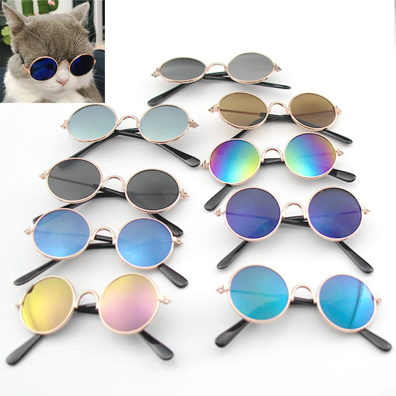 Pet Sunglasses Pet Cat Glasses Fashion Cute Eye-Wear For Cats Dog Accessories For Little Pets Photos Prop 1 Piece