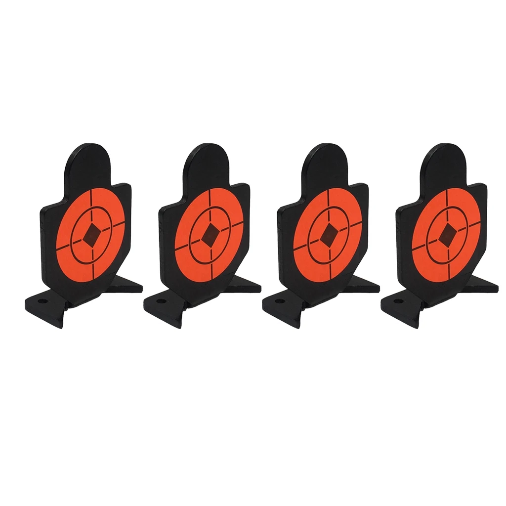 4 Packs Shooting Game Practice Silhouette Aim Targets Small Humanoid Targets