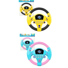 Jeux pour garçons, effets sonores, affichage lumineux, pour enfants de 1 à 1 ans, volant de voiture, jouets avec lumière et musique, simulation de conduite