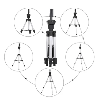 

Mini Tripod Stand Metal Adjustable Cosmetology Hairdressing Training Mannequin Head Wig Stand for Doll Head Block Wig Head Stand