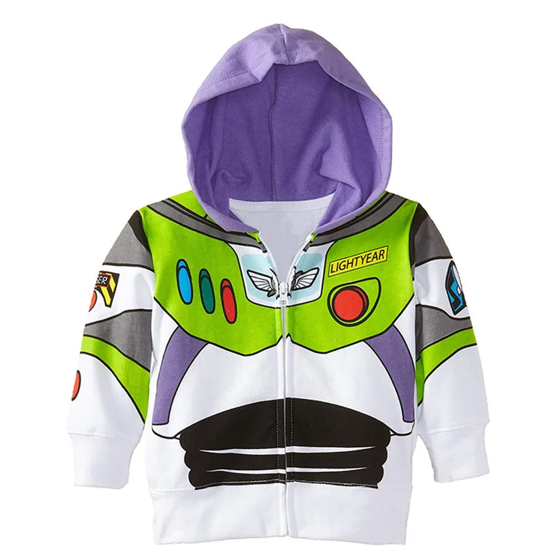 Детский костюм Базз Лайт толстовки косплей фильм История игрушек ковбой Вуди