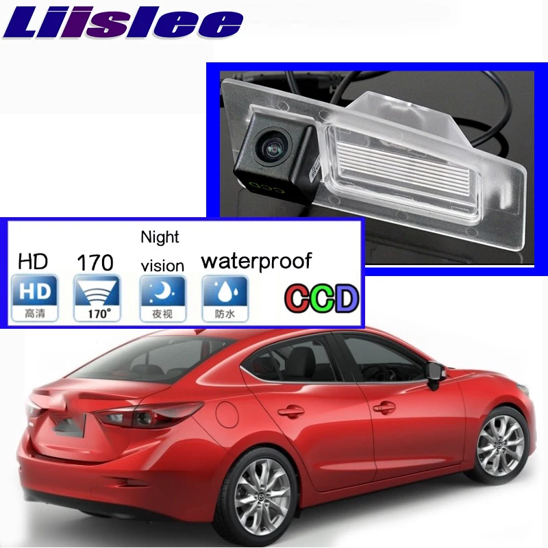 Car Camera For Mazda 3 M3 Axela BM 4D Sedan 2013~2015 High Quality Rear View Back Up Camera For PAL : NTSC | CCD with RCA1