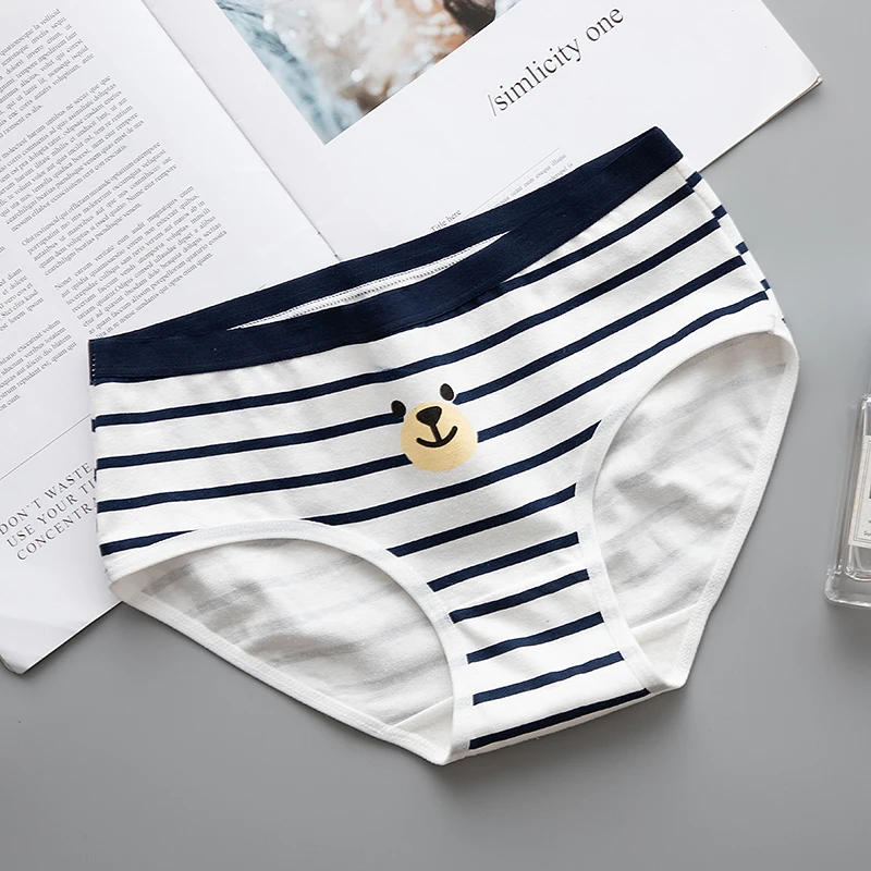 

LUOCHEN underwear women Lingerie Cotton Panties Underwear Briefs Breathable Panty Intimates ropa interior femenina tanga S1778