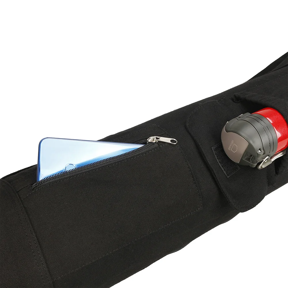 Yoga Mat Storage Bag Canvas Yoga Mat Bag Sport Large Capacity Full Zip Carry Sling
