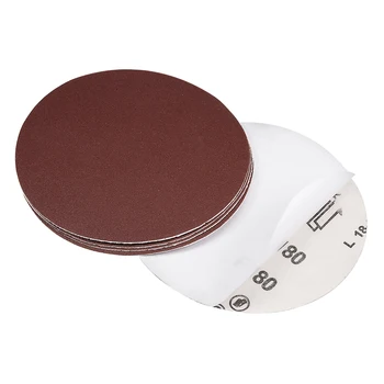 

uxcell 6-inch 180-Grits PSA Sanding Disc, Adhesive-Backed Sanding Sheets Aluminum Oxide Sandpaper for Random Orbital Sander 5pcs
