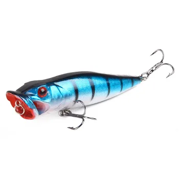 

Fishing popper lure 9cm 12.5g Artificial topwater wobbler spinner bait peche mer Crankbait pike fish lures tsurinoya accessories