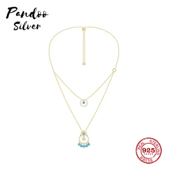 

Fashion Charm Copy 1:1 Copy, Adjustable Double Strand Necklace With Beads Women Monaco Jewelry Gift With Logo