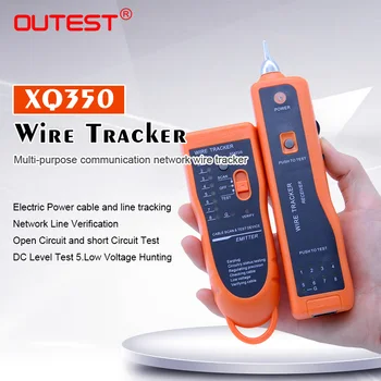 

High Quality RJ11 RJ45 Cat5 Cat6 Telephone Wire Tracker Tracer Toner Ethernet LAN Network Cable Tester Detector Line Finder