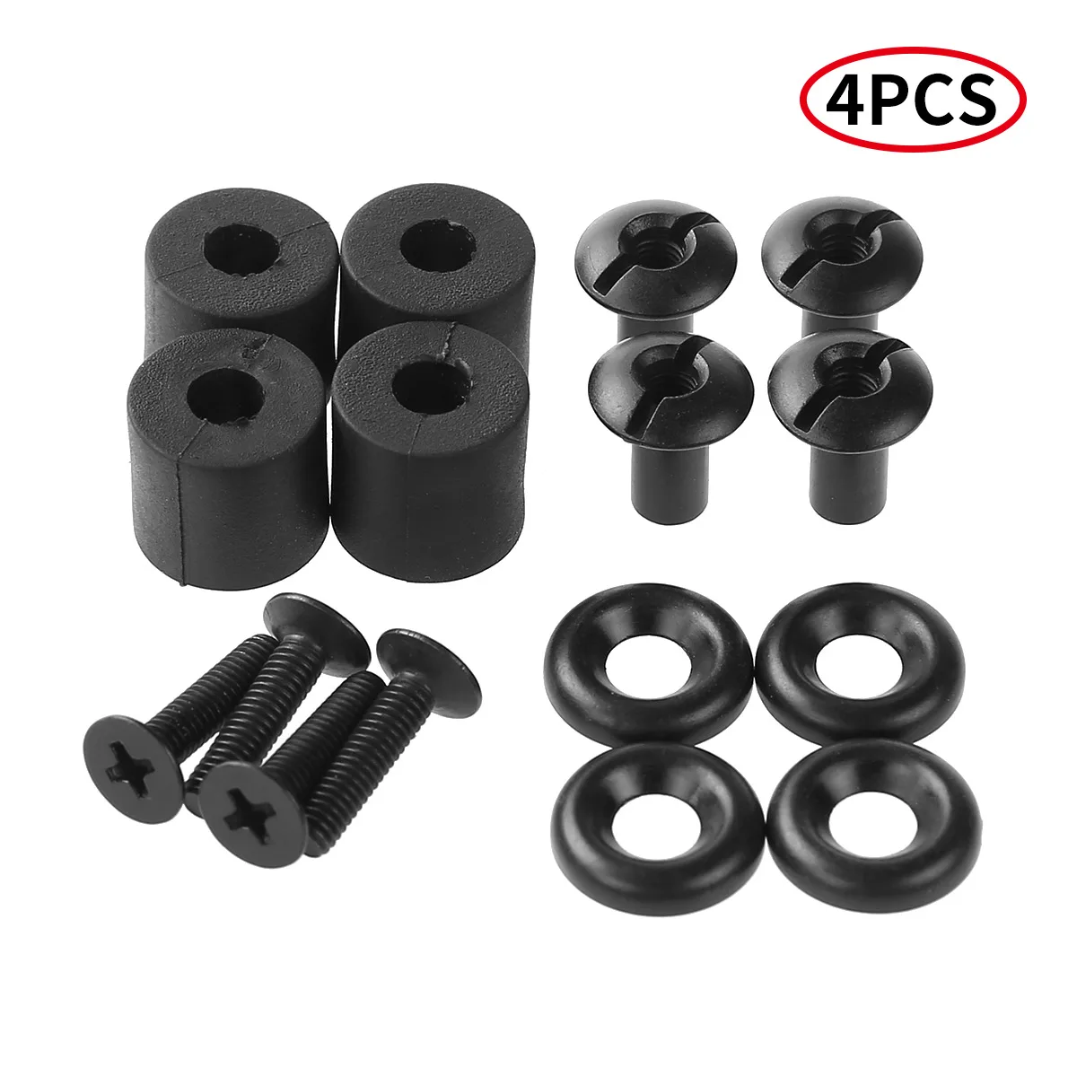 

4 Sets Concealment Express Spare Hardware Kit Tuckable Holsters Kydex Holster Screw Parts Accessories DIY Holster Scabbard Parts