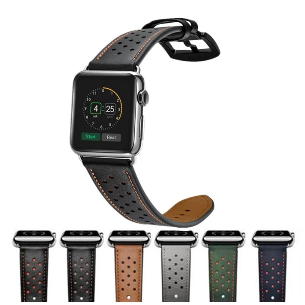 

Leather strap For Apple Watch Band apple watch 5 4 3 band 44mm/40mm 42mm/38mm iwatch band 5 4 3 correa bracelet watchband belt