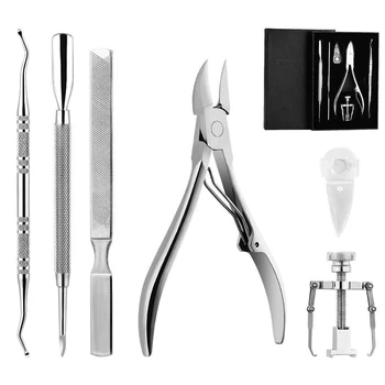 

Toe Nail Clipper Pedicure Dead Skin Corrector Manicure Foot Care Cutter Tool Cuticle Remover Kit Set For Ingrown Fixer Trimmer