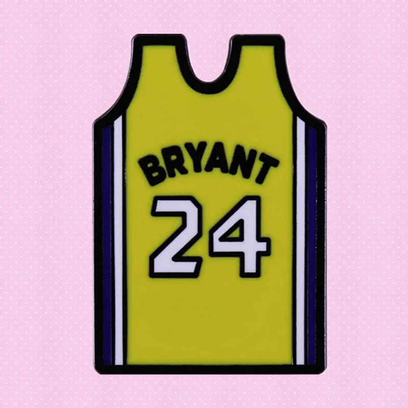 Kobe Bryant KB Los Angeles Lakers Gedenkausgabe Pin-Flagge Metall Basis 1.25 " 