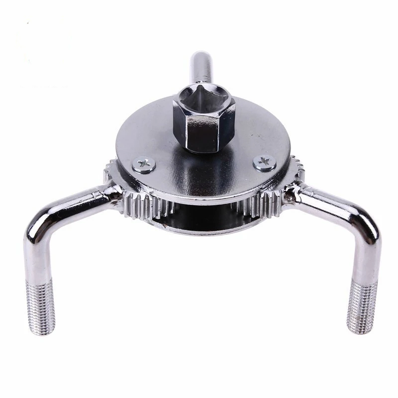 

Alloy Auto Car Repair Tools Adjustable Two Way Oil Filter Wrench Tool With 3 Jaw Remover Tool For Cars Trucks 69-130mm