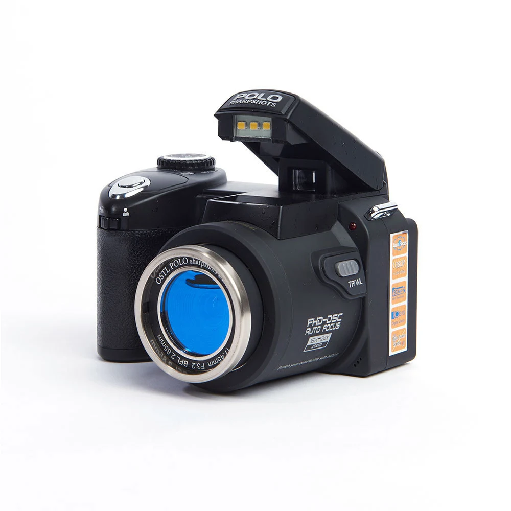 POLO D7200 цифровая камера 33MP с автофокусом профессиональная DSLR камера телеобъектив широкоугольный объектив сумка для фото