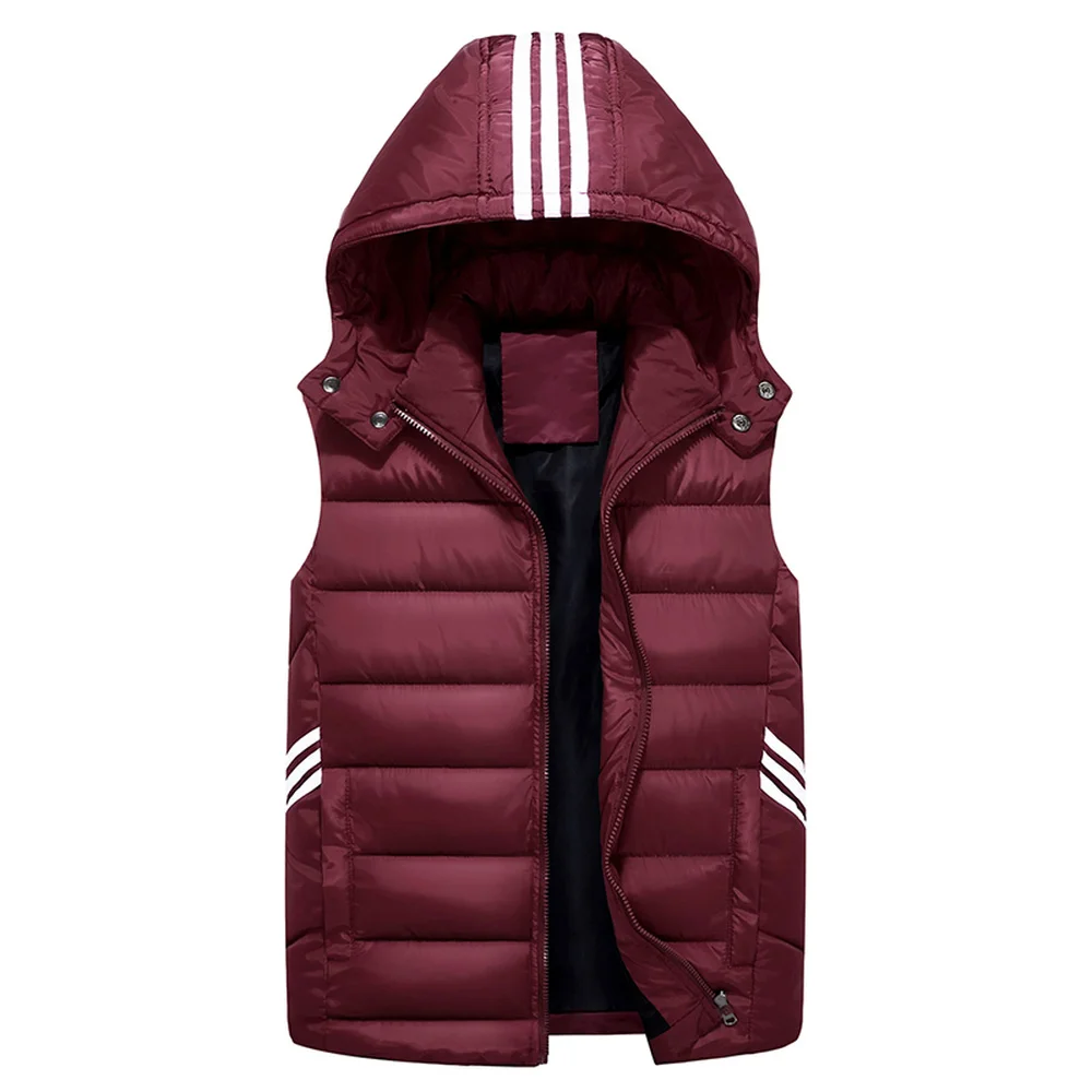 Mężczyźni zima Plus duży rozmiar 7xl kamizelka kapelusz odpinany kamizelka ciepłe zagęścić kurtki bez rękawów rozładunek płaszcz z kapturem dla mężczyzn Unisex 5 Mężczyźni zima Plus duży rozmiar 7xl kamizelka kapelusz odpinany kamizelka ciepłe zagęścić kurtki bez rękawów rozładunek płaszcz z kapturem dla mężczyzn Unisex 5