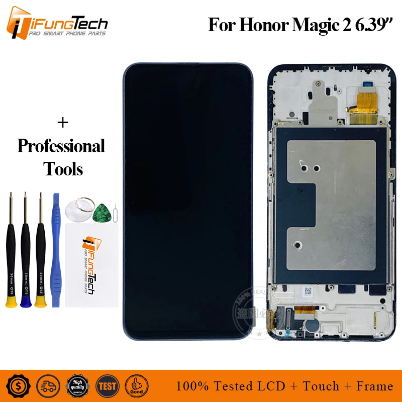 ЖК-дисплей для Huawei Honor Magic 2 ЖК-дисплей с сенсорным экраном дигитайзер в сборе с рамкой ЖК-экран для Honor Magic 2 lcd