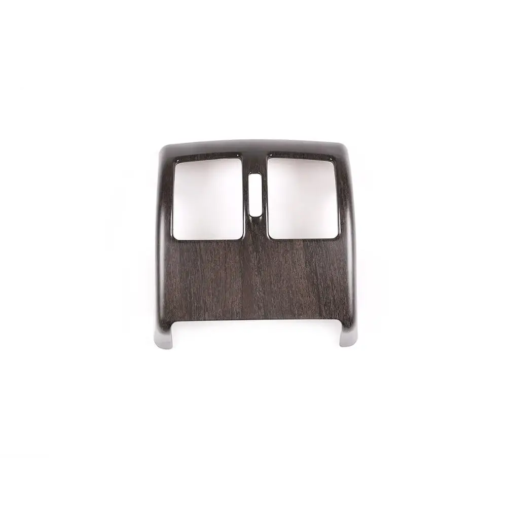 Oak grain ABS Стиль Автомобильный Вентилятор заднего кондиционера декоративная рамка отделка для Mercedes Benz C Class W204 2008-2013 - Название цвета: Oak grain