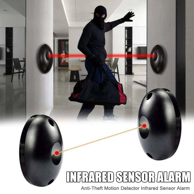 

Anti-Theft Motion Detector Infrared Sensor Alarm Security for Home Office Warehouse PUO88