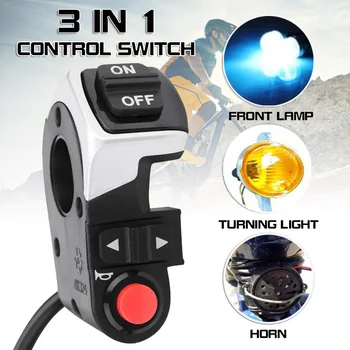 

Turn Signal Rear Lamp Switch LED Tail Light 3 in 1 Control Switch Electric Bicycle Scooter Switch Accessories