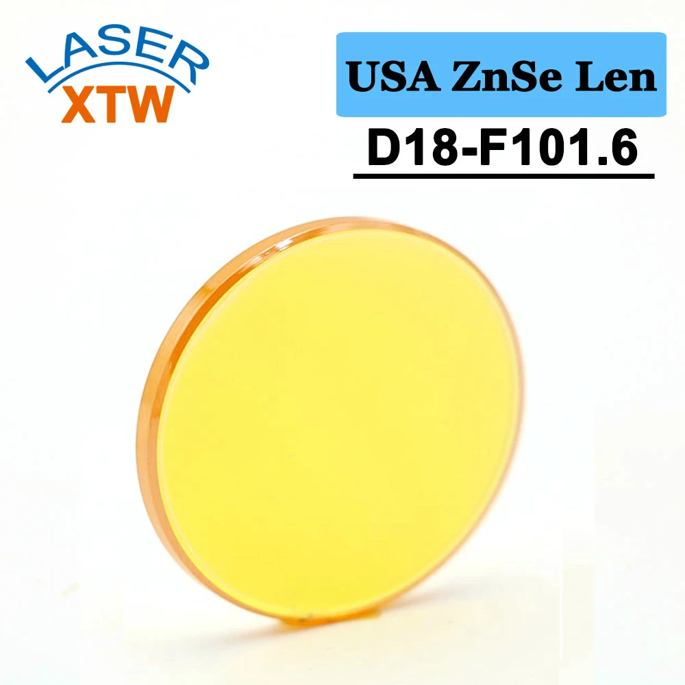 

USA CVD ZnSe Co2 Laser Focus Lens 18mm Diameter FL101.6mm 4inches For CO2 Laser Engraving And Cutting Machine