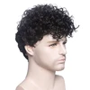 Men Short Curly Synthetic Wigs for Men's Daily Wig Ombre Male Curly Heat Resistant Breathable ► Photo 3/6