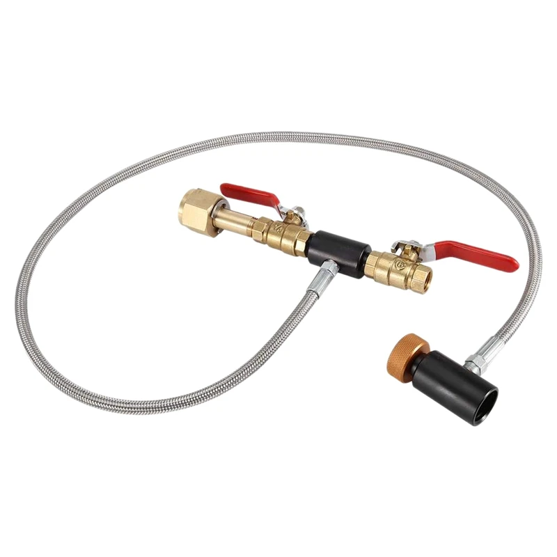 

G1/2 Co2 Cylinder Refill Adapter Bottle Connector Co2 Tank Soda Maker Accessories with Hose for Filling Sodastream Tank(36 Inc