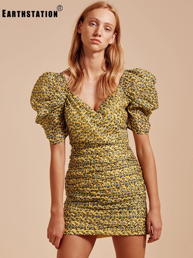 Бесплатная доставка сексуальное платье с v-образным вырезом и