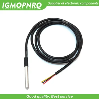 

1pcs DS18B20 waterproof 1 meters temperature probe temperature sensor 1820 Stainless steel Waterproof sensor