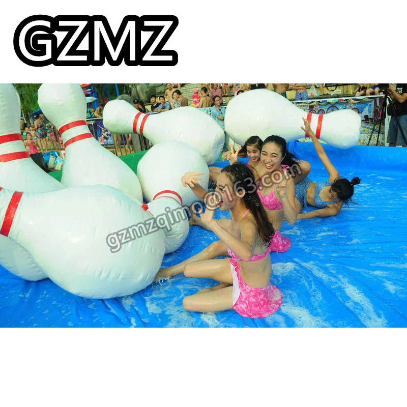 MZQM надувная бутылка для боулинга для zorb ball(шар человека хомяка), 3 м(Около 9,8 feets) высота надувной шар для боулинга