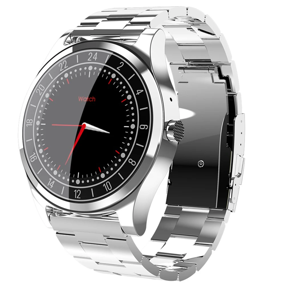 

Luxury Smart Watch Men Bluetooth Fitness Tracker Sleeping Heart Rate Monitor Information Push Call Reminder Vibrating Smartwatch