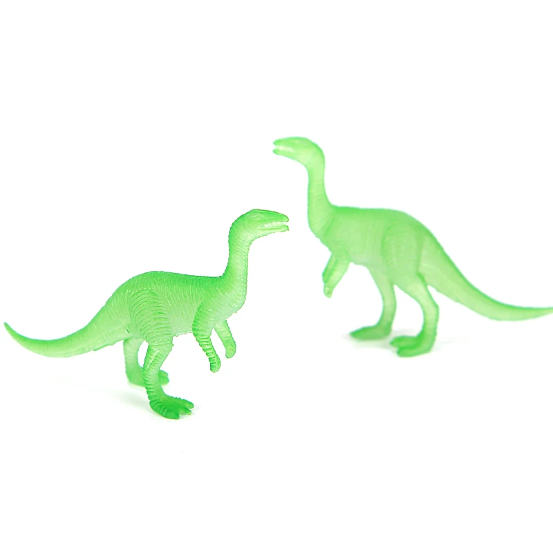 Ночной светильник игрушка в виде динозавра T-Rex в парк развлечений животных модель блестящие маленький динозавриштаны в 16 комплект мальчик игрушка