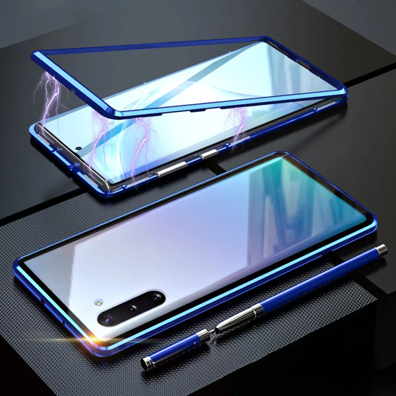 Магнитный адсорбционный чехол для телефона samsung Galaxy Note 10 Plus Магнитный чехол для samsung Note 10 Plus чехол для Note 10 Plus
