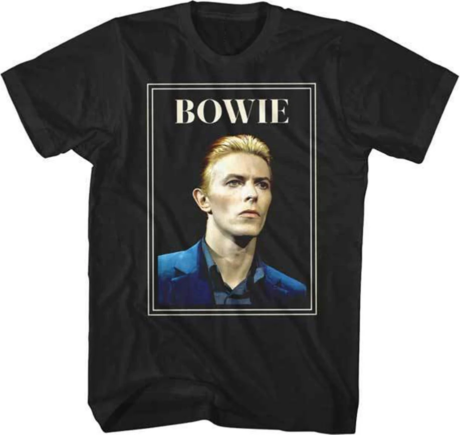 David Bowie-прямоугольная Caja - Camiseta S-M-L-Xl-2Xl Nuevo-Официальный Праздничная футболка |