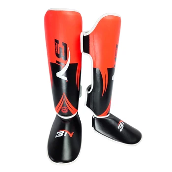 

2pcs Adult MMA Boxing Muay Thai Sport Gear Shockproof Shin Guards Protectors Kicking Karate Ankle Support Body Shield Kickboxing