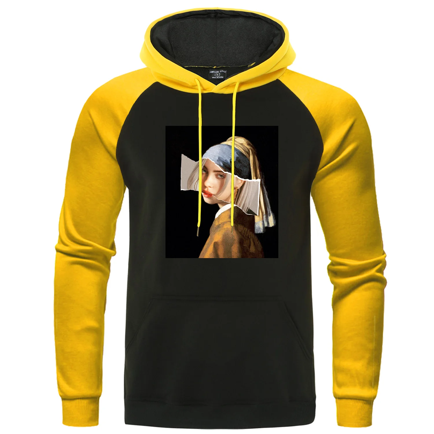 Billie Eilish, Ретро стиль, реглан, мужские толстовки, осень, новинка, хип-хоп, Мужская толстовка, толстовки, высокое качество, модный спортивный костюм, уличная одежда