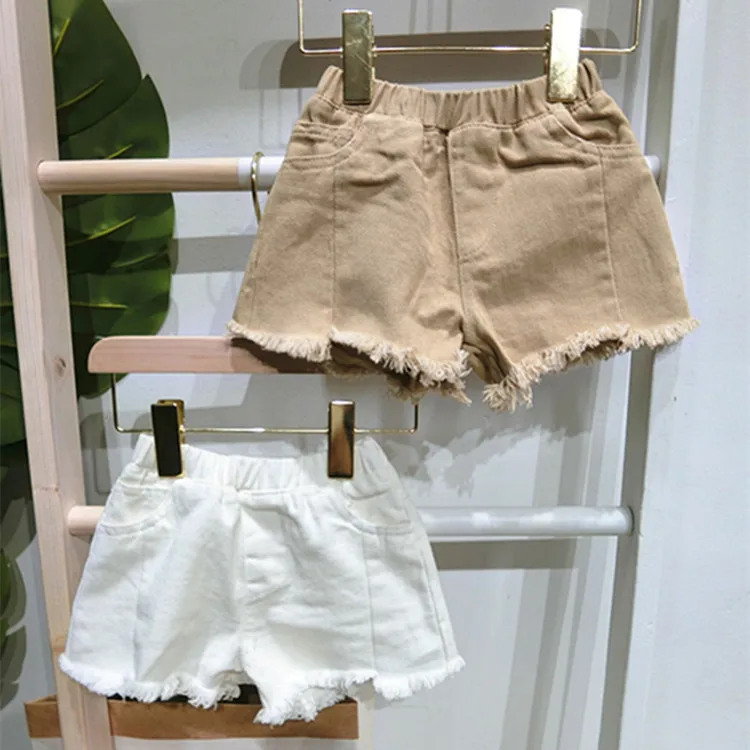 2 3 4 5 6 Y Unisex Baby Shorts Summer Korean Casual Denim Shorts for Boys Girl Pants Toddler Kids Jeans Child Shorts New Fashion