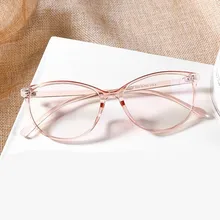 Сексуальные модные Cateyes очки из поликарбоната, прозрачные очки с обычными линзами, очки для близорукости, оправа для девушек, брендовые дизайнерские черные поддельные женские очки