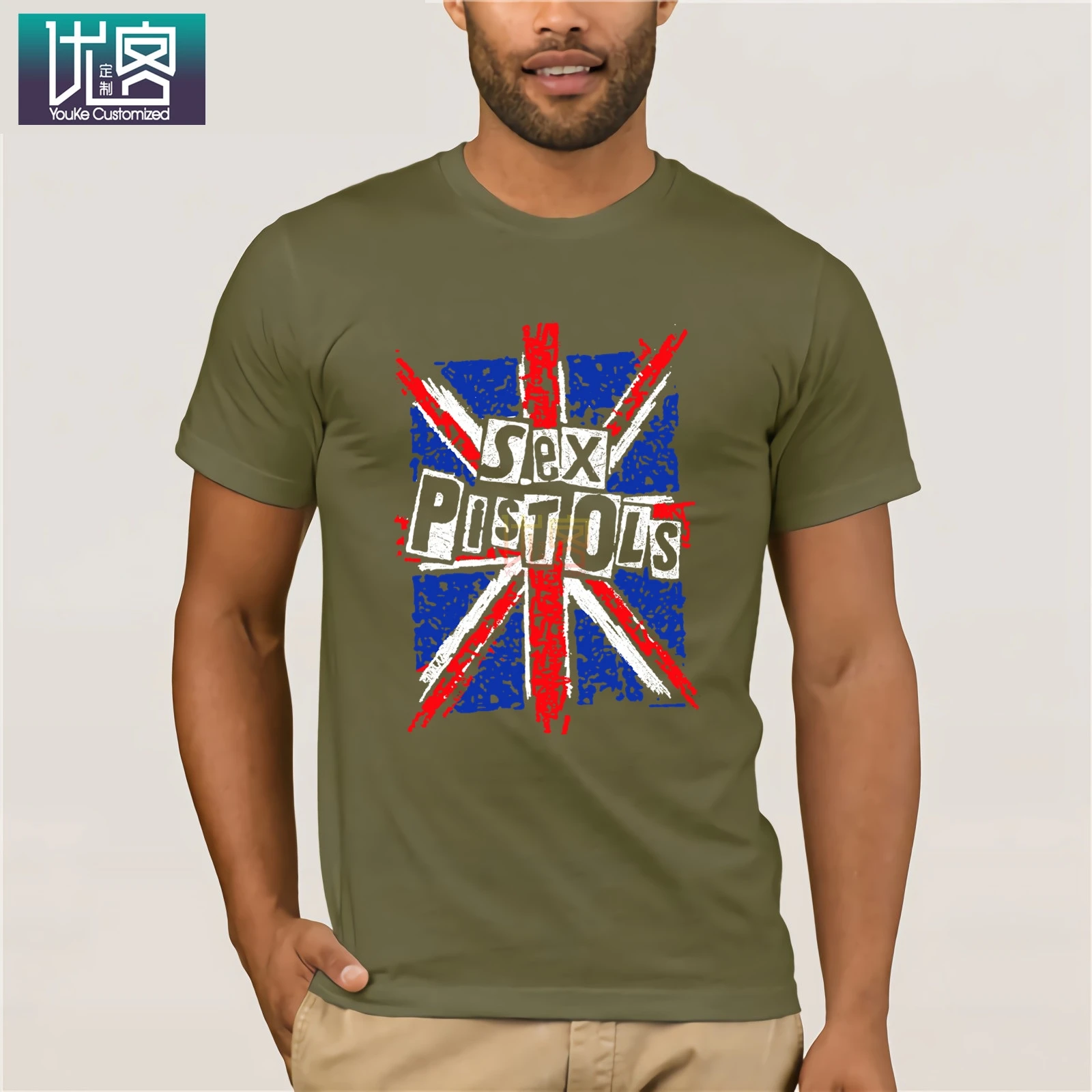 Sex Pistols Union Jack Женская Футболка-Черный удивительный короткий рукав Уникальный Повседневный короткий рукав Топ Хлопок Футболка подарок