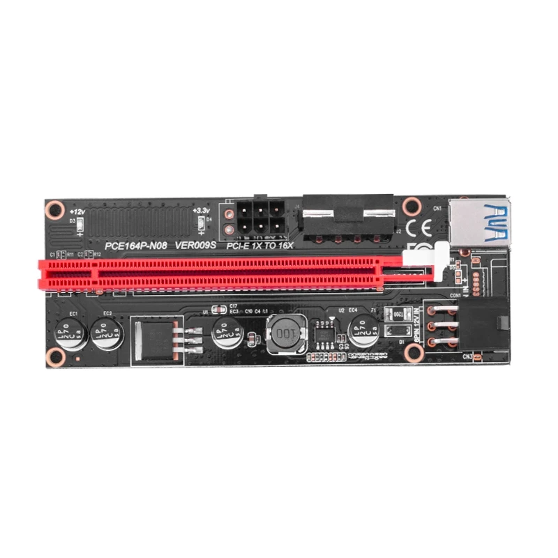 Adaptateur d'extension de fente PCI Express x1 vers x16 pour serveurs 1U
