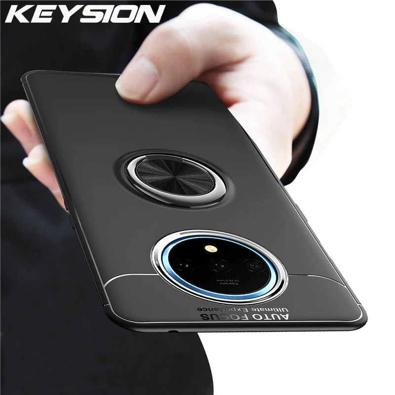Противоударный чехол KEYSION для Oneplus 7T 7 Pro 6 6T мягкая силиконовая подставка с