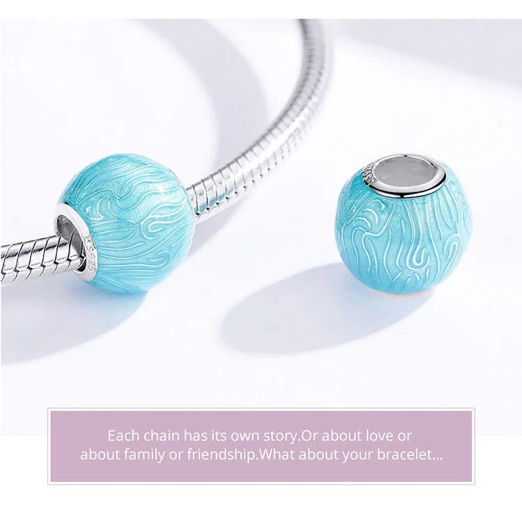 Geoki браслет Pandora, сделай сам, 925 пробы, серебряный, Luky Cat, голубое небо, Космический мешок, тыква, карета, бусины, любовь, сердце, помада, амулеты