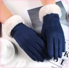 Women Winter Gloves Warm Touch Screen Women's Fur Gloves Full Finger Mittens Glove Driving Windproof Gants Hivers Femme Guantes 1