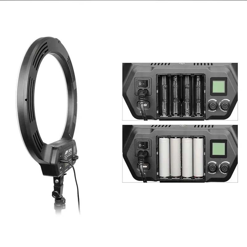  Camera Photo Studio Phone Video Battery powered 16inch 40cm 320Pcs LED Ring Light Dimmable Photogra - 4000383248458