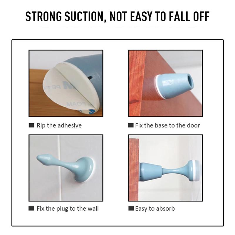 Wine Glass Design Door Stopper Door Knob Wall Protector Savor Anti-collision Silicone Door Stopper Door Knob Protective Pad New