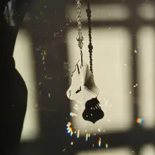 50 мм кристалл кленовый лист стекло Suncatcher Радуга чайник бусины для люстры кристалл подвесной орнамент