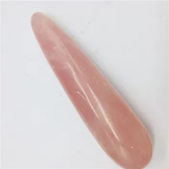 

16cm Natural scrapping point bar powder crystal pulling tendon face eye massage bar