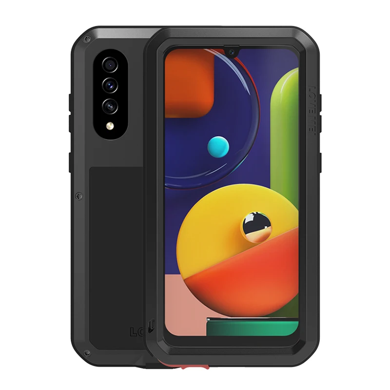 Love Mei металлический чехол для samsung Galaxy A50s Броня противоударный телефона A50S